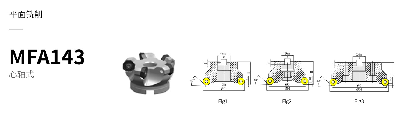 MFA143心軸式刀體